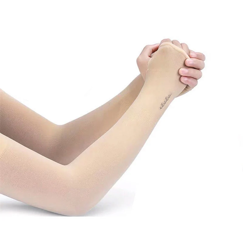 UV Protection Cooling Arm Sleeves — Ice Silk Sun Guards for Outdoor & Cycling