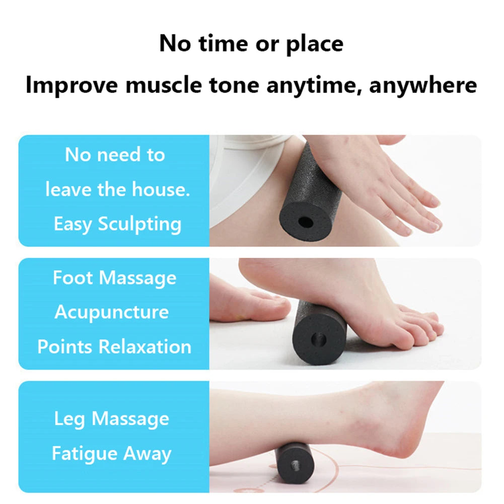 Deep Tissue Mini Foam Roller — Portable Muscle Recovery Roller for Legs, Back & Feet