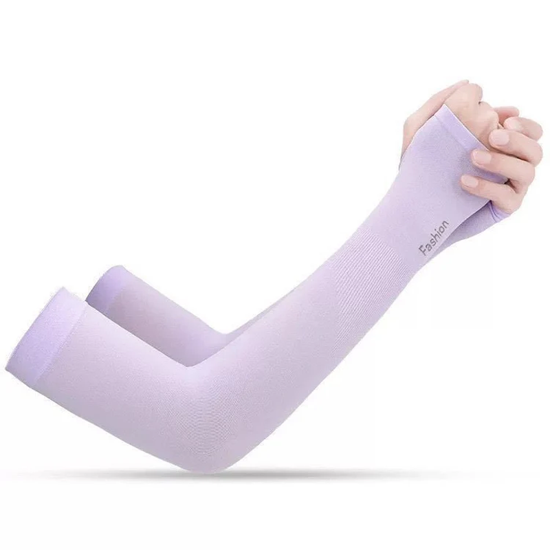 UV Protection Cooling Arm Sleeves — Ice Silk Sun Guards for Outdoor & Cycling